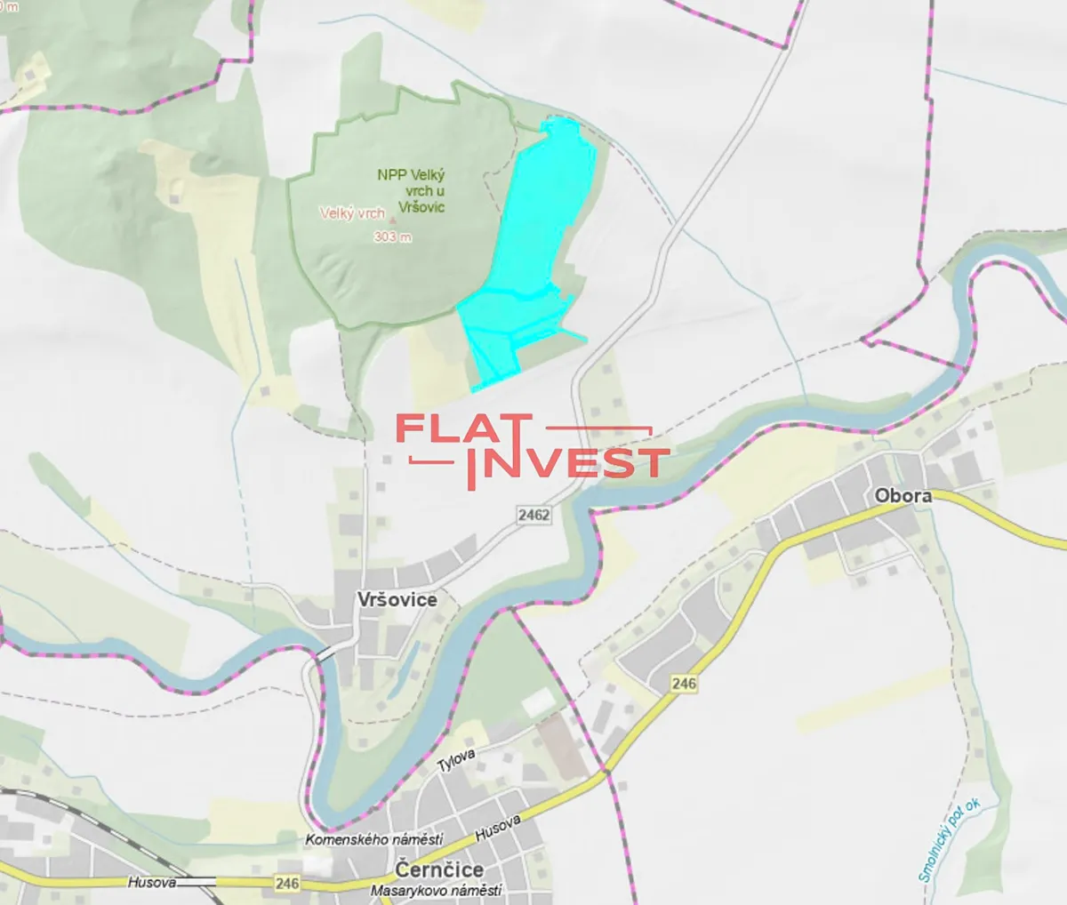 Prodej lesa 162726 m²